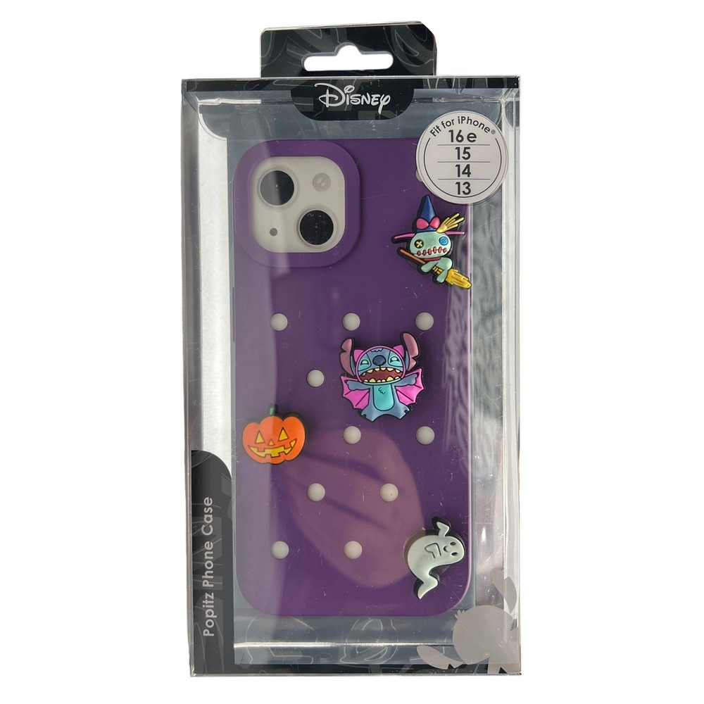 Disney Popitz iPhone Case Purple Halloween Snap On 13‎ 14 15 16e